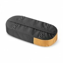 Coussin Porte-bagage Vélo Tissu Recyclé URBAN PROOF Beige Gris -Antivol Vélo Soldes coussin porte bagage velo tissu recycle urban proof jaune gris 2