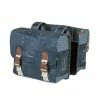 Double Sacoche Vélo BASIL Bohème 35L Bleu Indigo -Antivol Vélo Soldes double sacoche velo basil boheme 35l bleu indigo