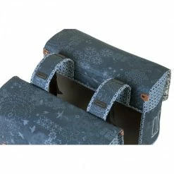 Double Sacoche Vélo BASIL Bohème 35L Bleu Indigo -Antivol Vélo Soldes double sacoche velo basil boheme 35l bleu indigo 5