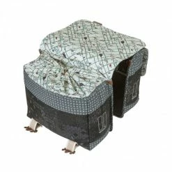 Double Sacoche Vélo BASIL Bohème 35L Gris 12 Double Sacoche Vélo BASIL Bohème 35L Gris -Antivol Vélo Soldes double sacoche velo basil boheme 35l gris 3