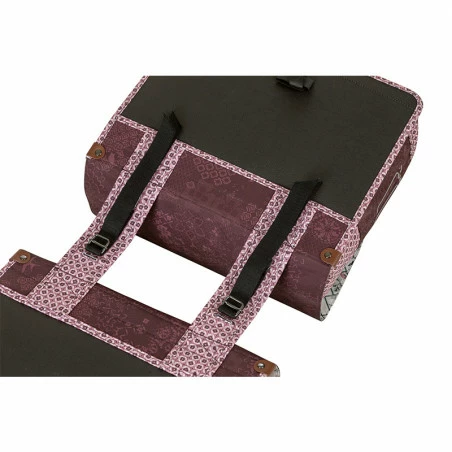 Double Sacoche Vélo BASIL Bohème 35L Rouge Figue 7 Double Sacoche Vélo BASIL Bohème 35L Rouge Figue – Image 5