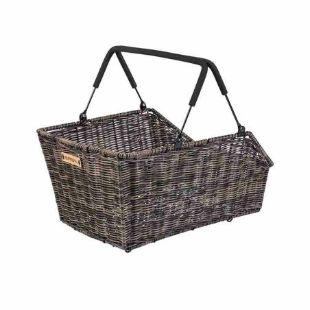 Panier Vélo Arrière Rotin Naturel BASIL Cento Mik 3 Panier Vélo Arrière Rotin Naturel BASIL Cento Mik