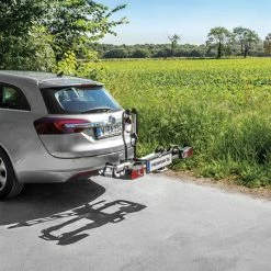 Porte Vélo Voiture Pliable Et Inclinable EUFAB Premium Fixation Attelage (2 Vélos) -Antivol Vélo Soldes porte velo voiture pliable et inclinable eufab premium fixation attelage 2 velos 2