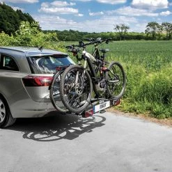 Porte Vélo Voiture Pliable EUFAB Fixation Attelage (2 Vélos) -Antivol Vélo Soldes porte velo voiture pliable eufab fixation attelage 2 velos 2