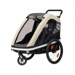 Hamax AS Remorque Vélo Poussette 2 Enfants HAMAX Avenida Café
