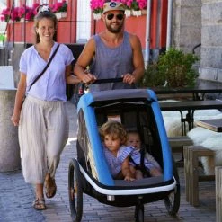 Hamax AS Remorque Vélo Poussette 2 Enfants HAMAX Avenida Citron -Antivol Vélo Soldes remorque velo 2 enfants hamax avenida citron 5