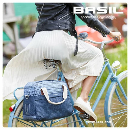 Sac Vélo + épaule BASIL Bohème Bleu Indigo 18L 4 Sac Vélo + épaule BASIL Bohème Bleu Indigo 18L – Image 2