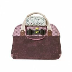 Sac Vélo + épaule BASIL Bohème Rouge Figue 18L -Antivol Vélo Soldes sac velo epaule basil boheme rouge figue 18l 3