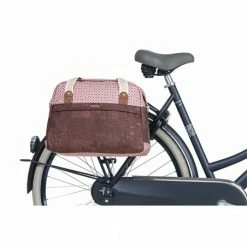 Sac Vélo + épaule BASIL Bohème Rouge Figue 18L -Antivol Vélo Soldes sac velo epaule basil boheme rouge figue 18l 6
