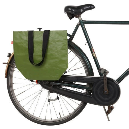 Sacoche Cabas Vélo COBAGS Bikezac 2.0 Vert 3 Sacoche Cabas Vélo COBAGS Bikezac 2.0 Vert