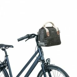 Sacoche De Guidon Vélo BASIL Bohème 8L Gris -Antivol Vélo Soldes sacoche de guidon velo basil boheme 8l gris 7