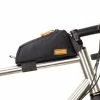 Sacoche Tube De Cadre Tissu Noir Attache Velcro Restrap 2 Sacoche Tube De Cadre Tissu Noir Attache Velcro Restrap -Antivol Vélo Soldes sacoche tube de cadre tissu noir attache velcro restrap