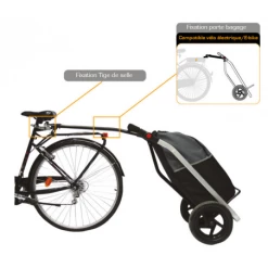 Remorque Vélo Chariot Shopping Trailer Bike Original -Antivol Vélo Soldes shopping trailer bike original 2