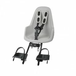 Siège Vélo Avant Bébé BOBIKE One Mini Blanc Jusqu'à 15kg