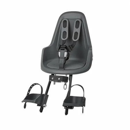 Siège Vélo Avant Bébé BOBIKE One Mini Gris Jusqu'à 15kg 3 Siège Vélo Avant Bébé BOBIKE One Mini Gris Jusqu'à 15kg