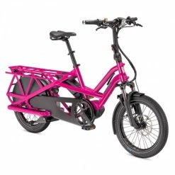 Vélo Cargo électrique Longtail TERN GSD S10 Dragon Fruit LR