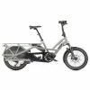 Vélo Cargo électrique Longtail TERN GSD S10 Gris Rhino LR -Antivol Vélo Soldes velo cargo electrique longtail tern gsd s10 gris rhino lr
