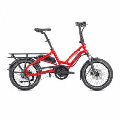 Vélo Cargo électrique Compact Tern HSD P9 Rouge LR