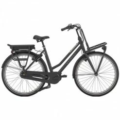 Vélo électrique Hollandais Noir Cadre Bas GAZELLE HeavyDutyNL C7 - S/49 (de 1m65 à 1m85)